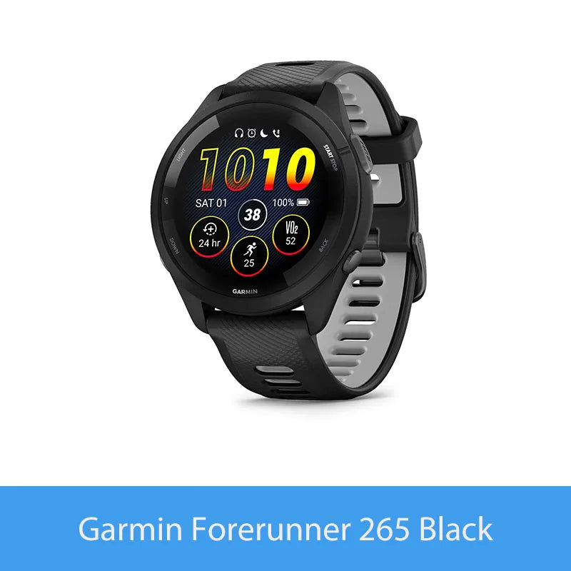 Garmin Forerunner 265 GPS Smartwatch Amoled Screen Heart Rate Sensor