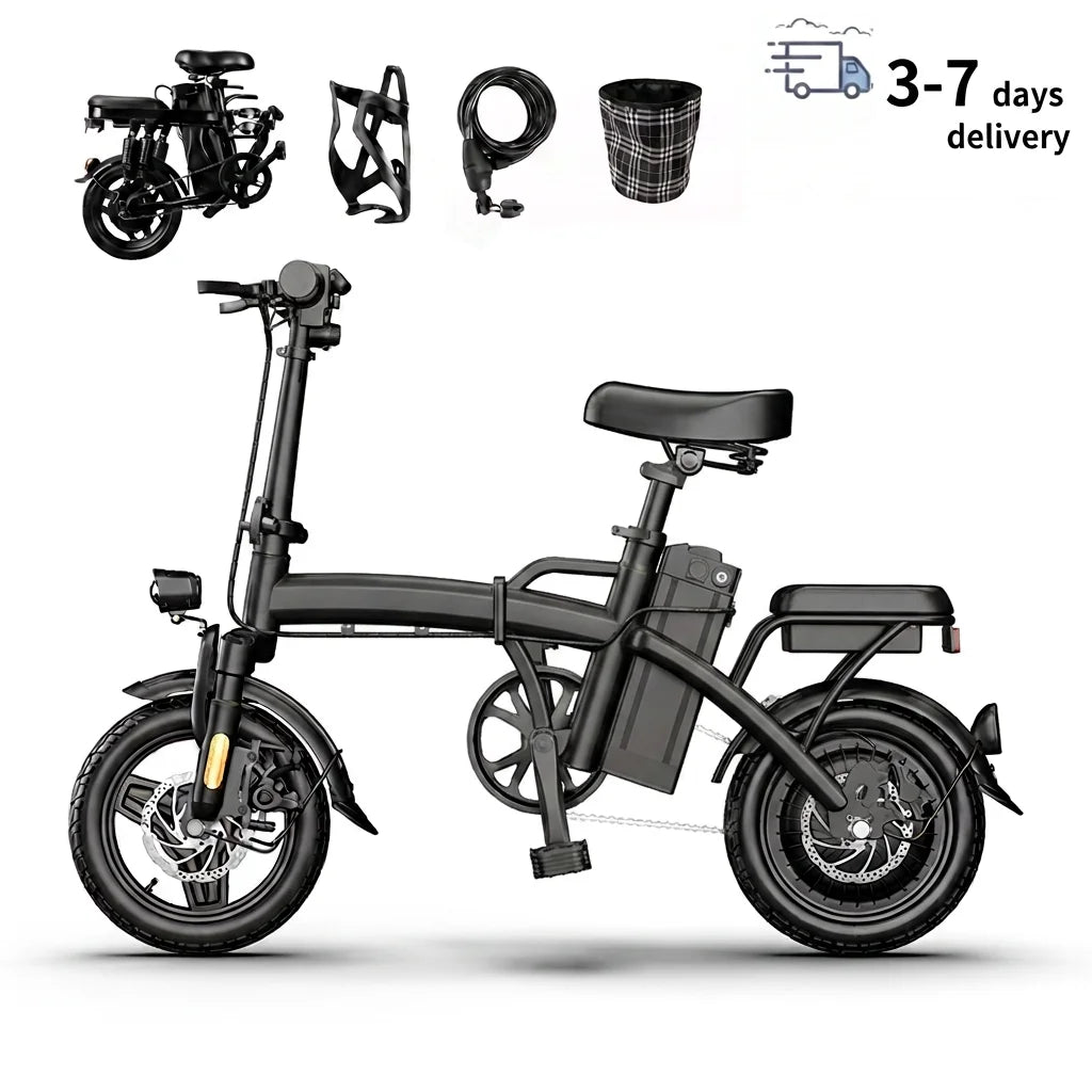 G11 Folding Electric Bike With 500W Motor And Disc Brakes