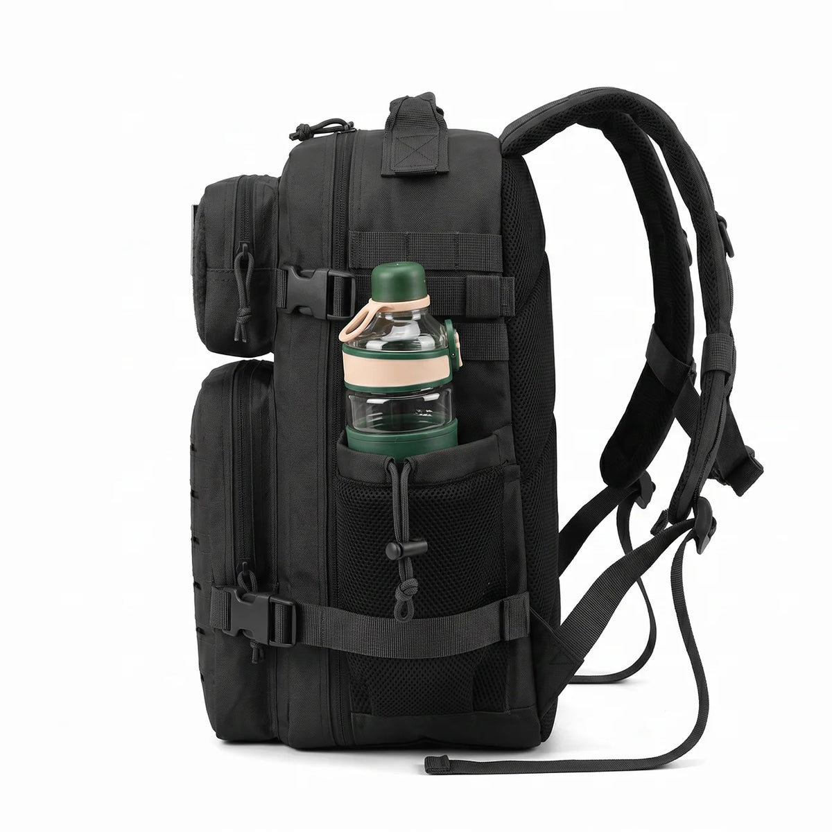 ReFire Gear Tactical Gym Backpack With Molle System And Cup Holders