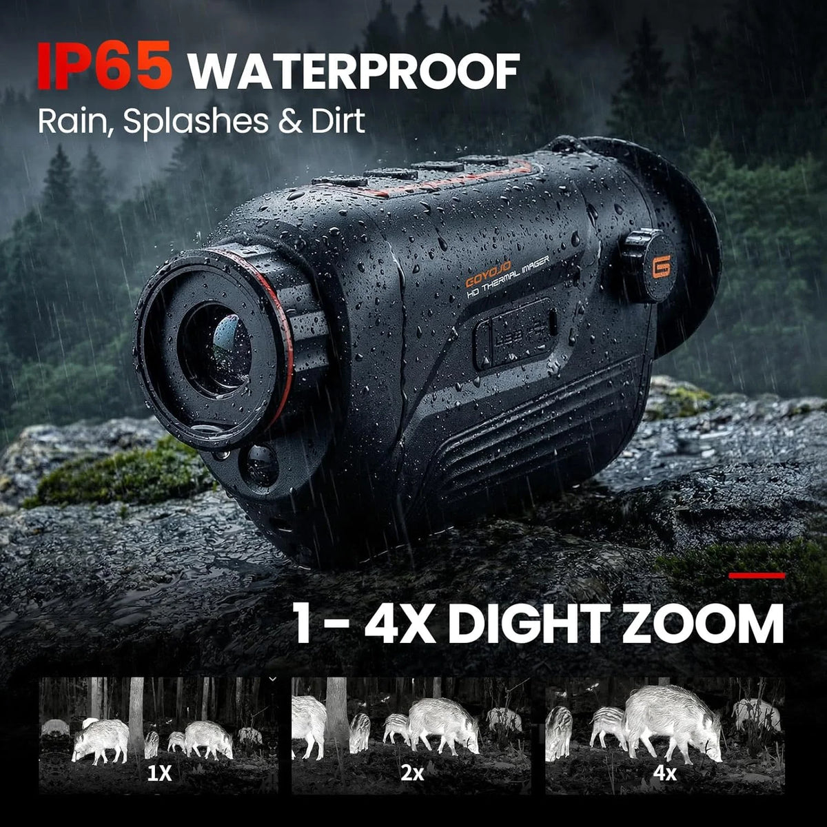 GOYOJO Thermal Imaging Monocular With Night Vision