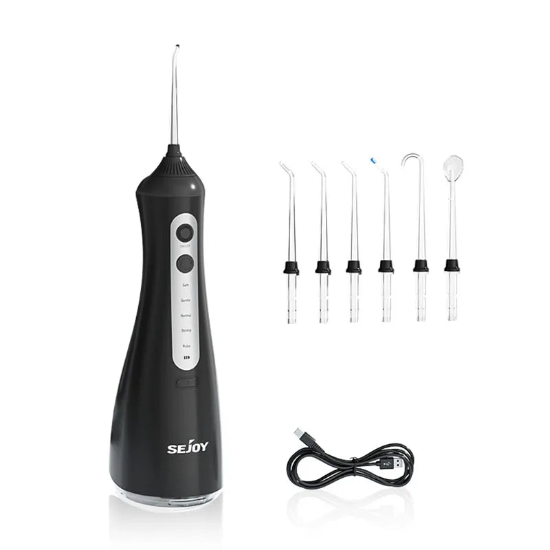 Sejoy Water Flosser Portable Oral Irrigator Teeth Cleaner