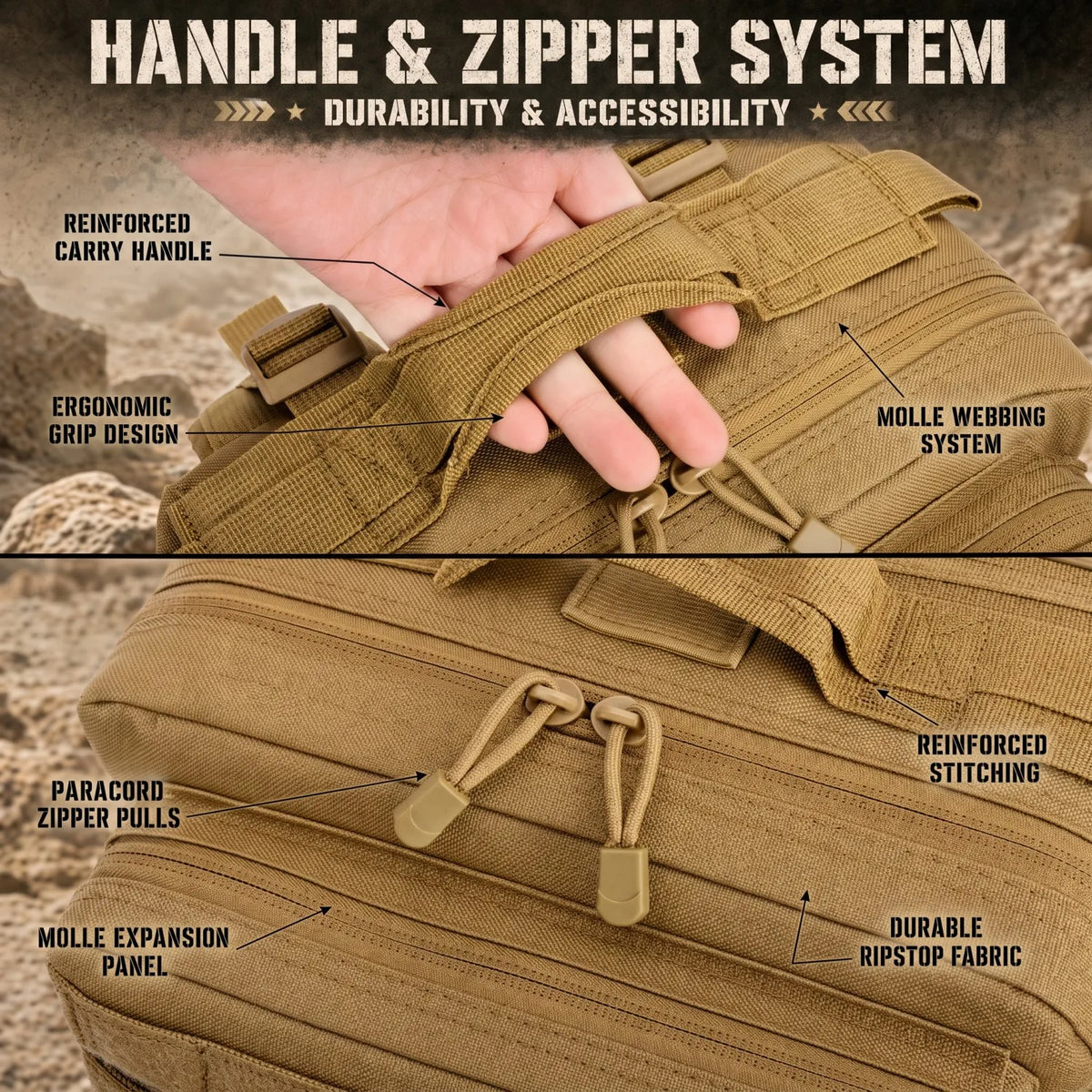 ReFire Gear Tactical Hunting Backpack With Modular Molle System Design