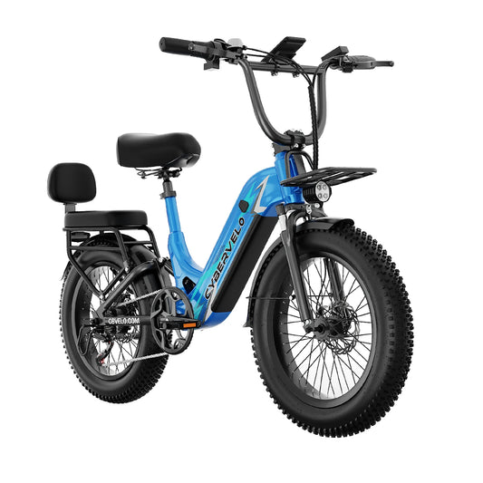 Cybervelo 1500W Step Thru Commuter Electric Bike Long Range