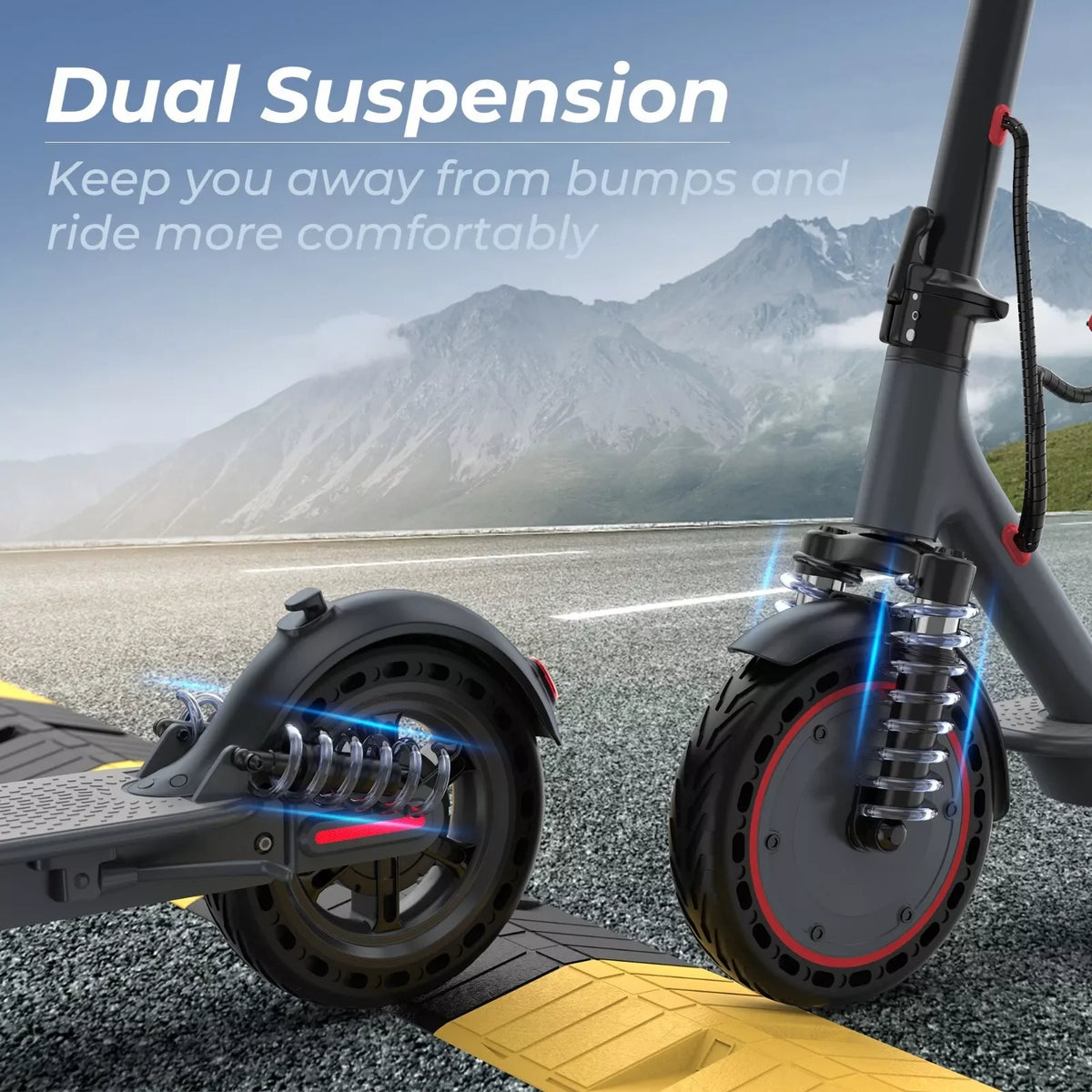 AOVOPRO 500W Folding Electric Scooter With Smart App Control