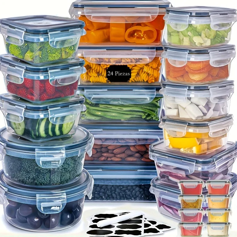 BPA Free Airtight Food Storage Containers With Locking Lids