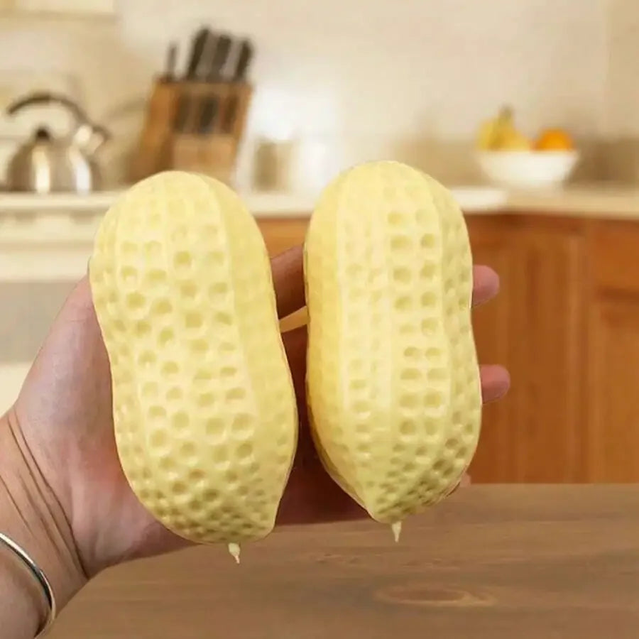 Peanut Silicone Squeeze Fidget Toy For Stress Relief And Relaxation