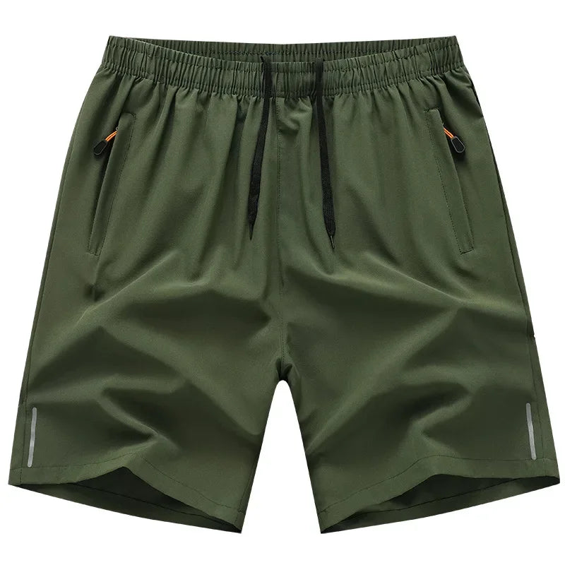 Ice Silk Quick Dry Athletic Shorts For Running Gym Fitness