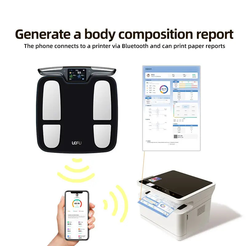 Smart Digital Scale With App Sync For Body Composition Analysis
