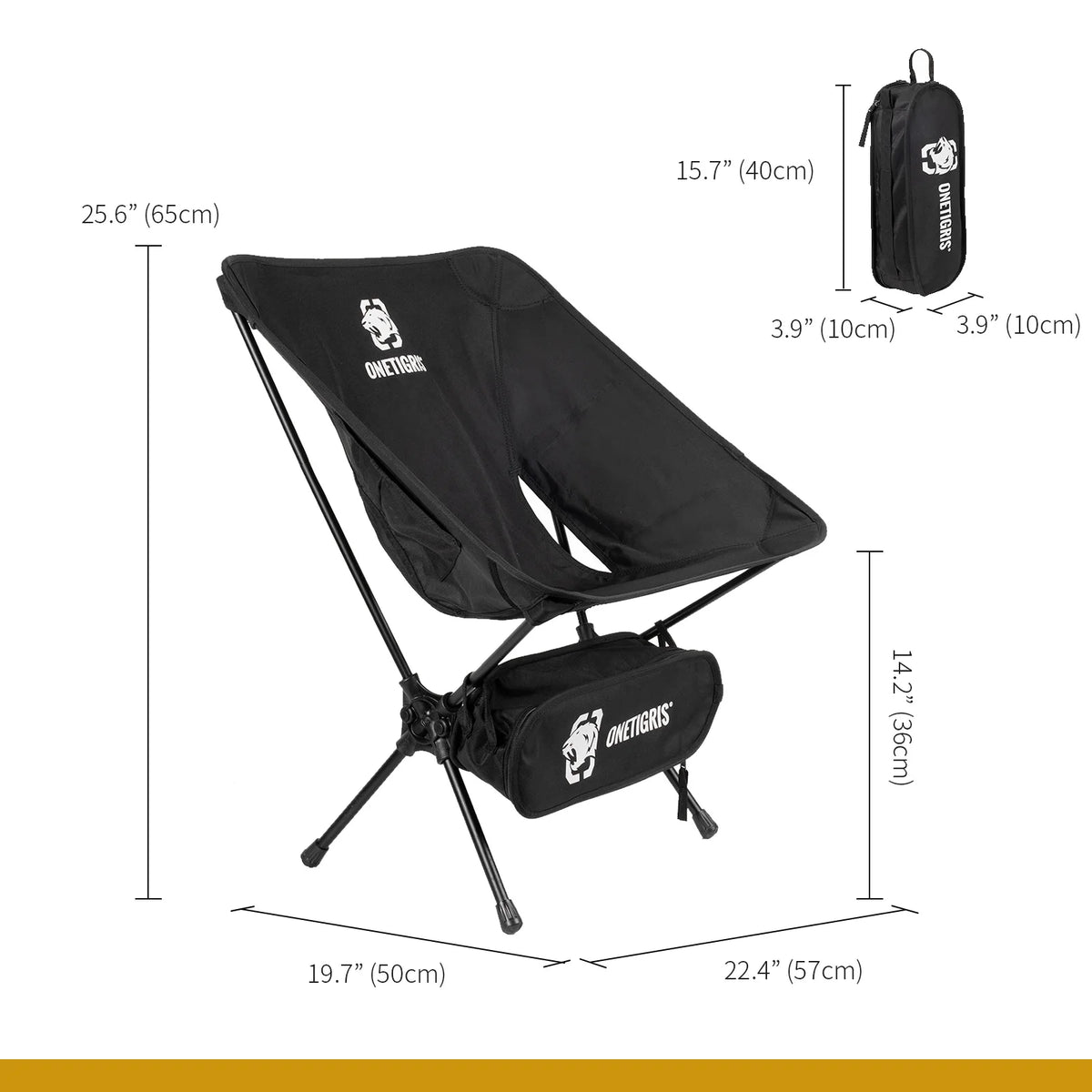 OneTigris Ultralight Folding Camping Chair Portable Outdoor