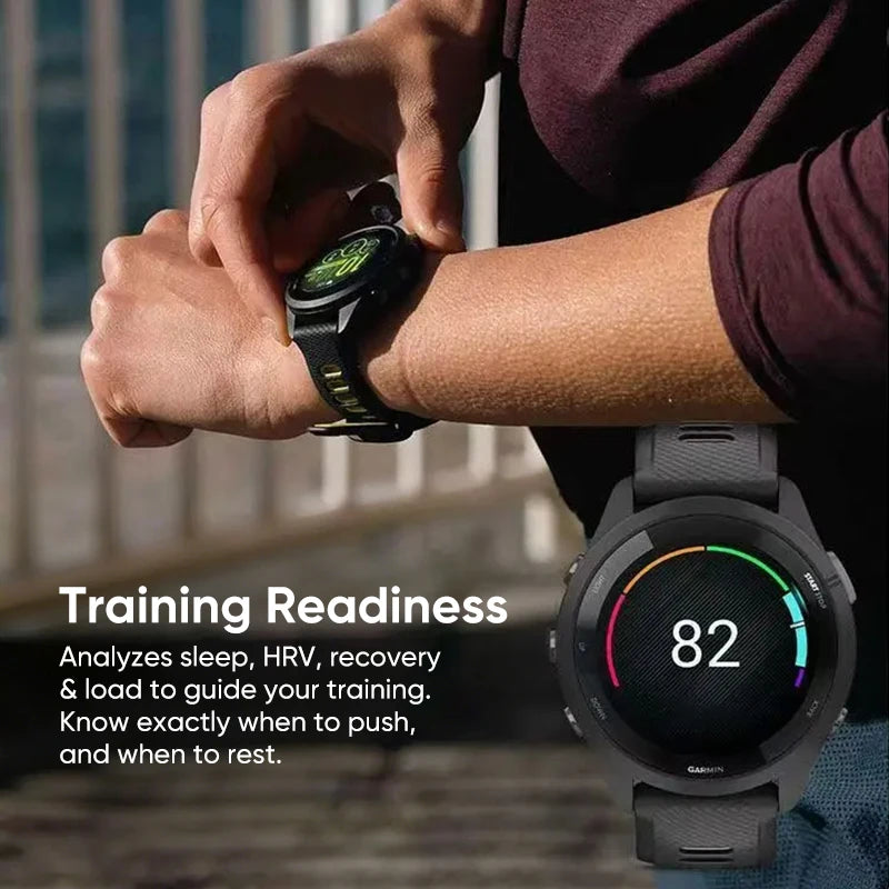 Garmin Forerunner 265 GPS Smartwatch Amoled Screen Heart Rate Sensor