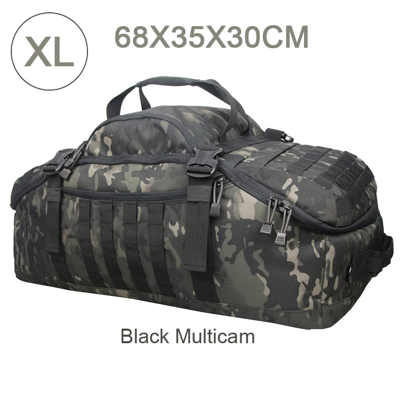 LQARMY Versatile Travel Duffel Bag Waterproof Polyester Weekender