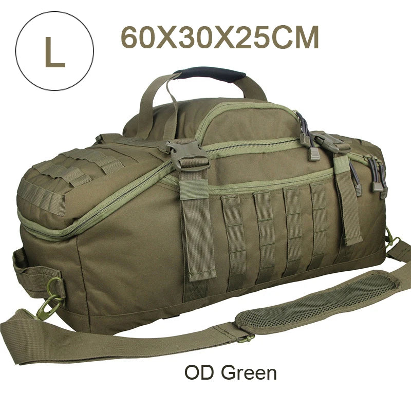 LQARMY Versatile Travel Duffel Bag Waterproof Polyester Weekender