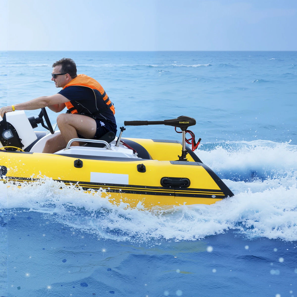 Electric Trolling Motor Featuring Pure Copper Construction For Boats