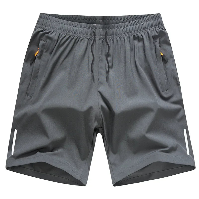 Ice Silk Quick Dry Athletic Shorts For Running Gym Fitness