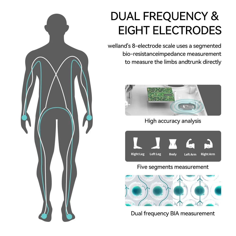 Smart Digital Scale With App Sync For Body Composition Analysis