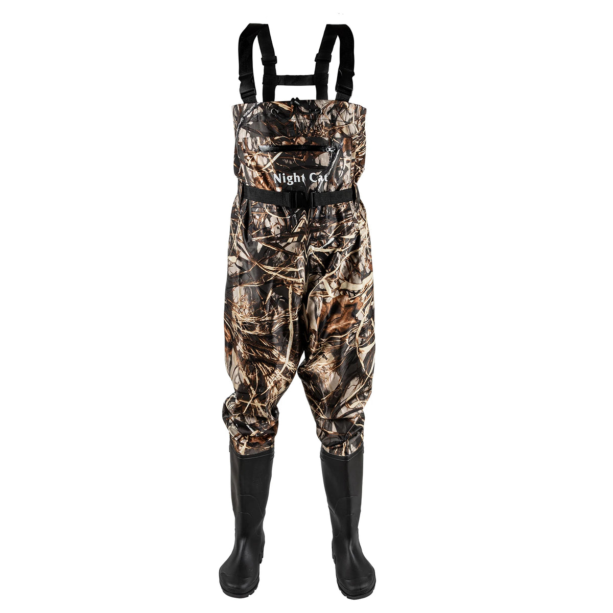 Night Cat Waterproof Chest Fishing Waders With Bootfoot Belt