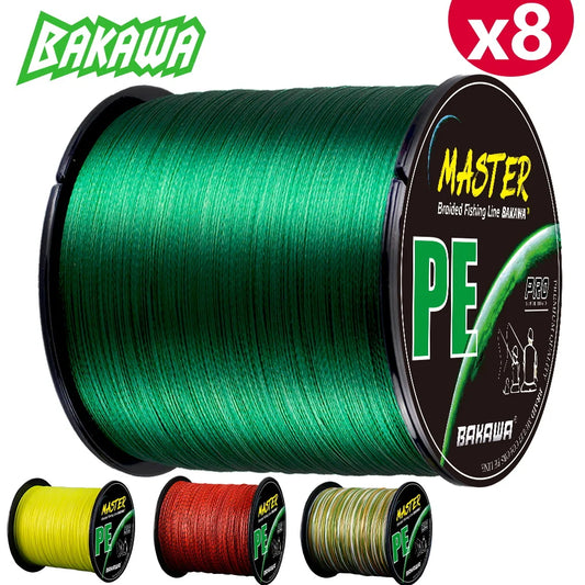 Bakawa Braided PE Fishing Line For Saltwater And Carp Angling