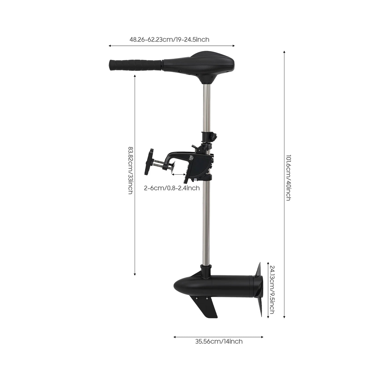 Electric Trolling Motor Featuring Pure Copper Construction For Boats