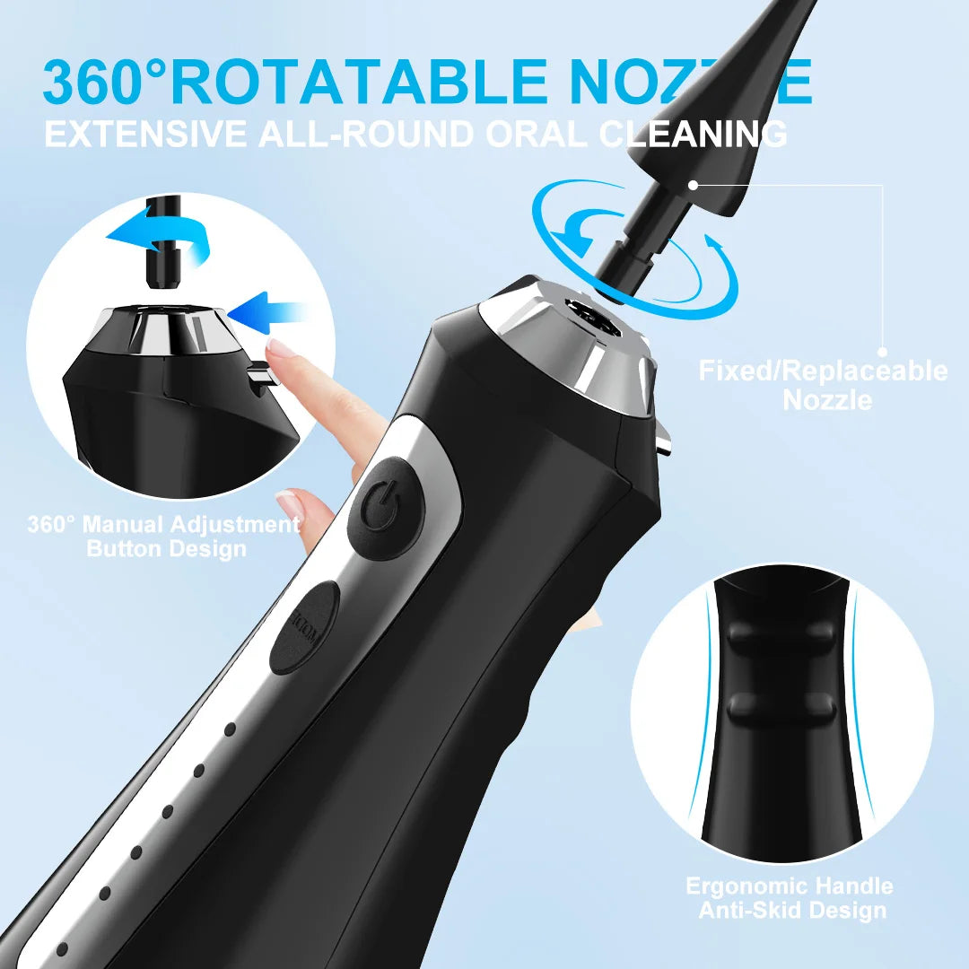 Sejoy Water Flosser Portable Oral Irrigator Teeth Cleaner