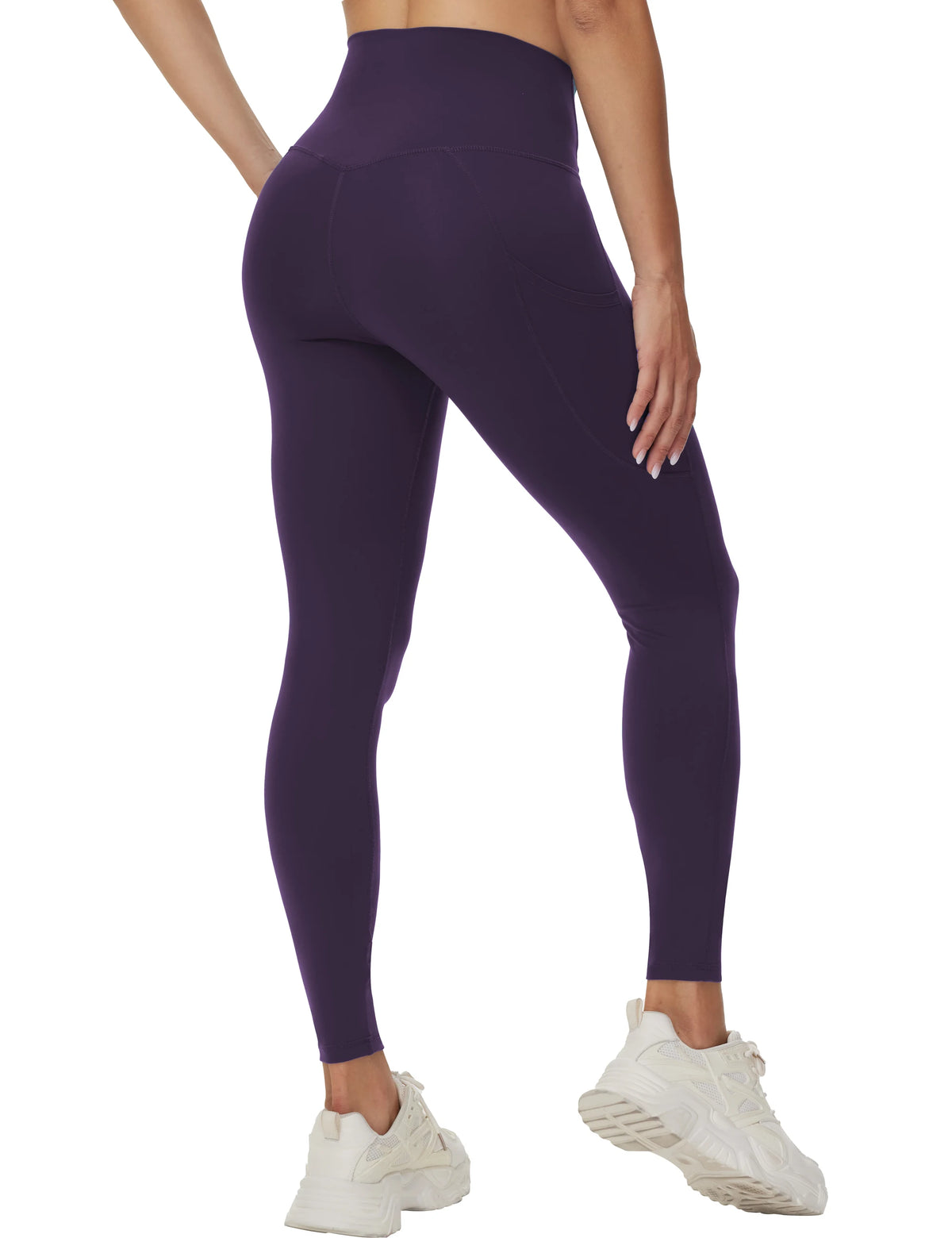 THE GYM PEOPLE Women's Cross Waist Tummy Control Yoga Leggings