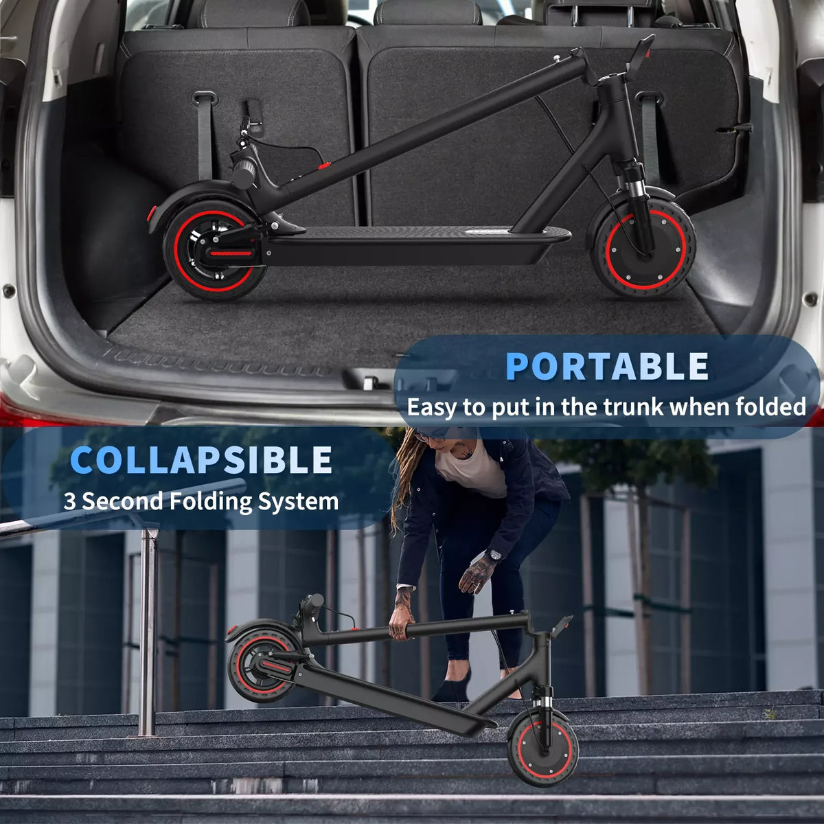 Ladped LP07 Smart Electric Scooter With Dual Suspension