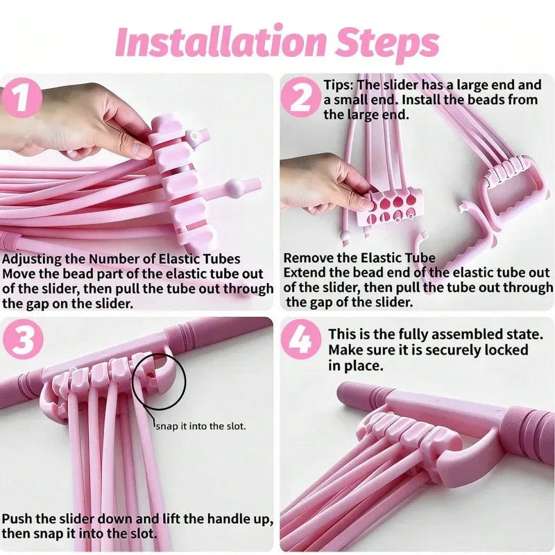 Full Body Pedal Resistance Bands for Pilates and Strength Training