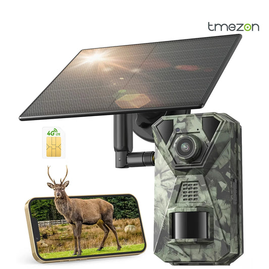 4G LTE Solar Camera Featuring Night Vision And Motion Alerts