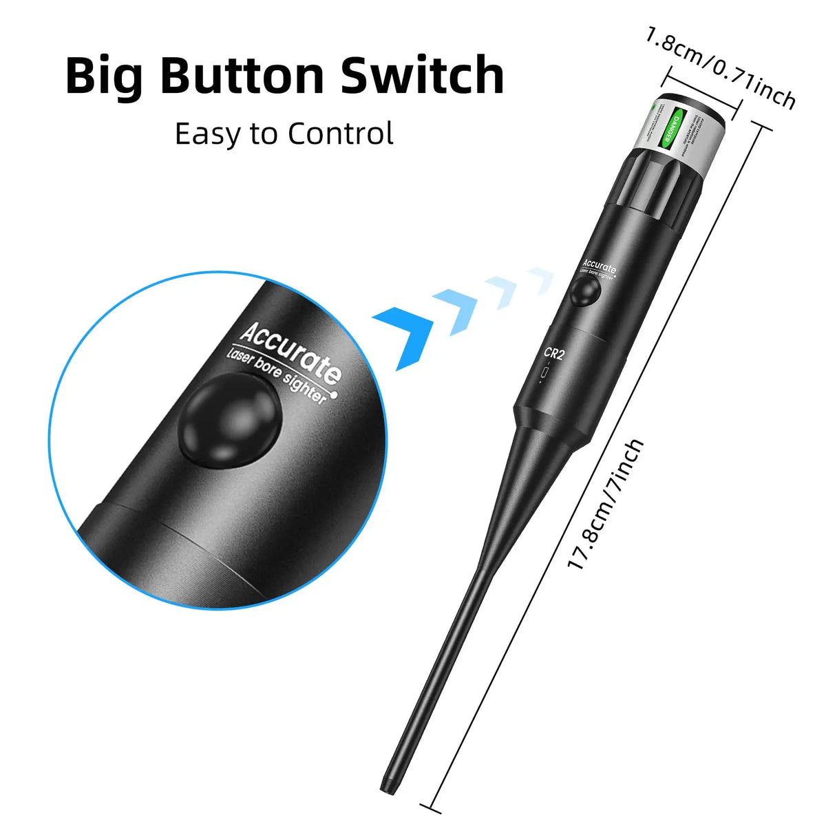 CVLIFE Green Dot Laser Bore Sight Calibration Tool