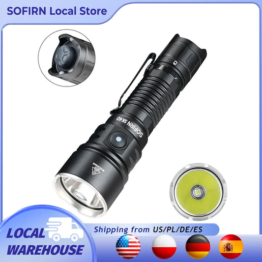 Sofirn SK40 3200lm Tactical Flashlight For Outdoor Adventures