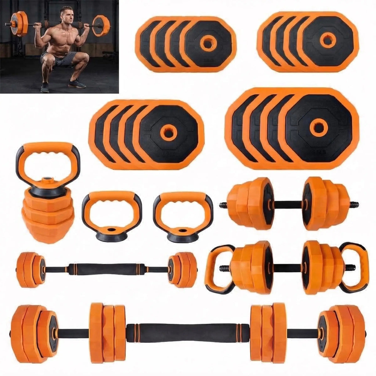 Adjustable Multi Purpose Dumbbell Set For Home Gym Strength