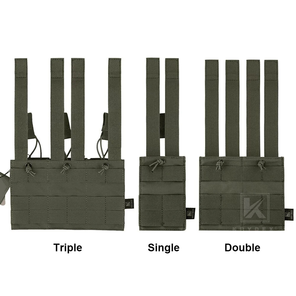 KRYDEX Tactical MOLLE Magazine Pouch For M4 Rifle Systems