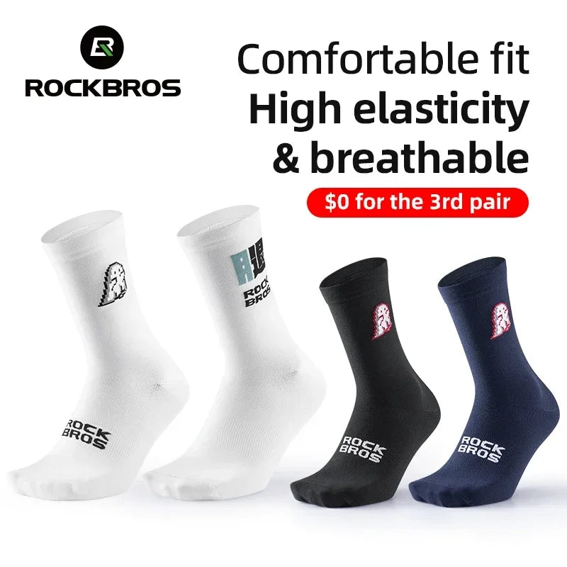 ROCKBROS Breathable Cycling Socks For Running Hiking And Outdoor Sports
