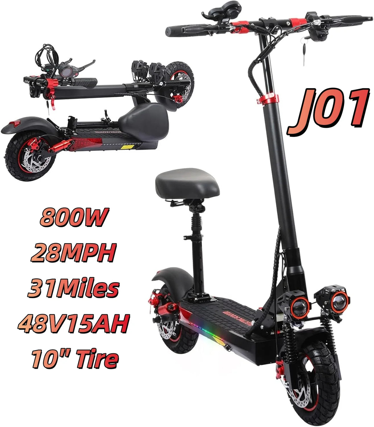 EOEOTWO 1200W Off Road Electric Scooter For Commuting