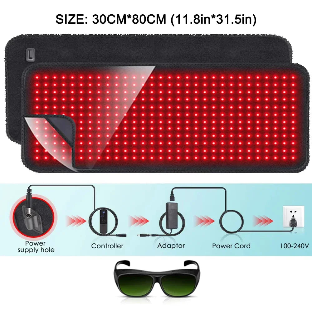 Astarexin Red Light Therapy Heating Pad For Muscle Care