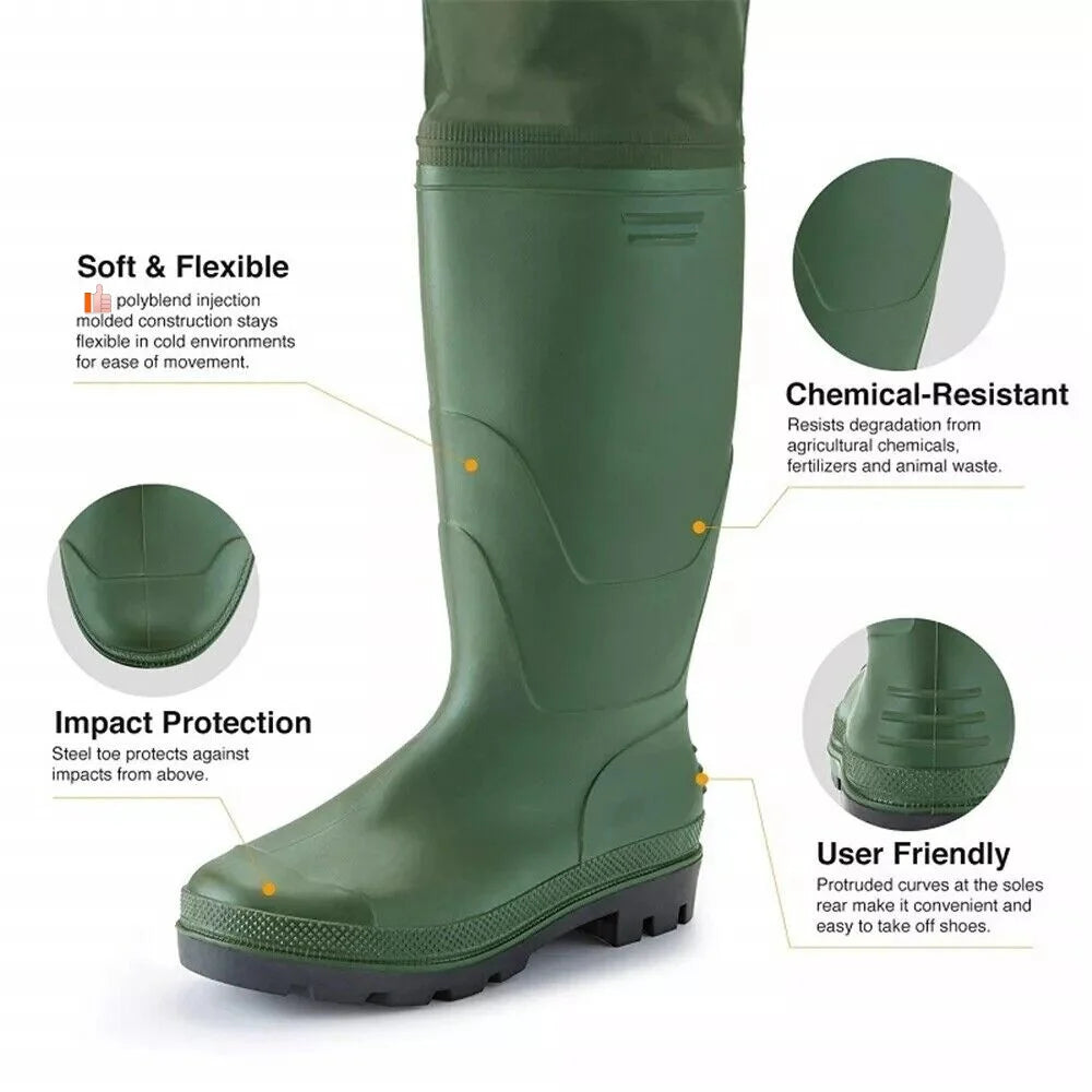 Night Cat Waterproof Hunting Fishing Chest Wader Breathable Nylon