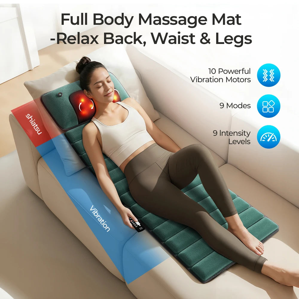 Homemassa Full Body Vibration Massage Pad For Muscle Relief