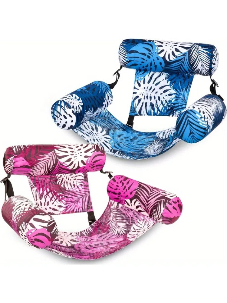 Joyfy Inflatable Pool Floats Set Two Lounge Chairs for Adults