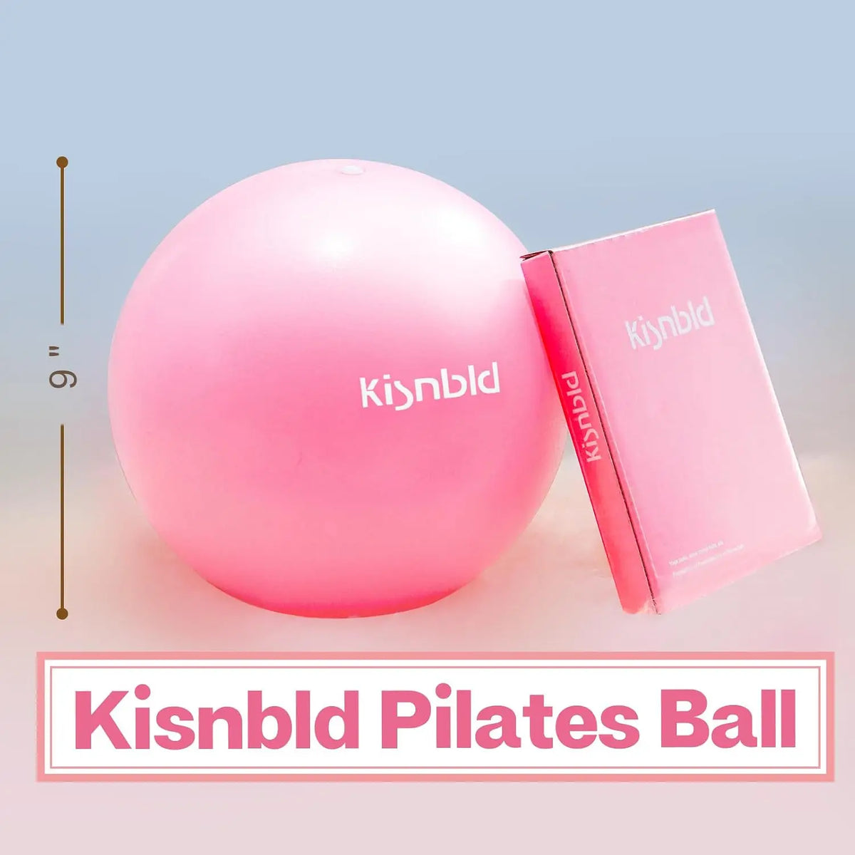 Kisnbld Mini Pilates Ball For Fitness Stability And Core Training