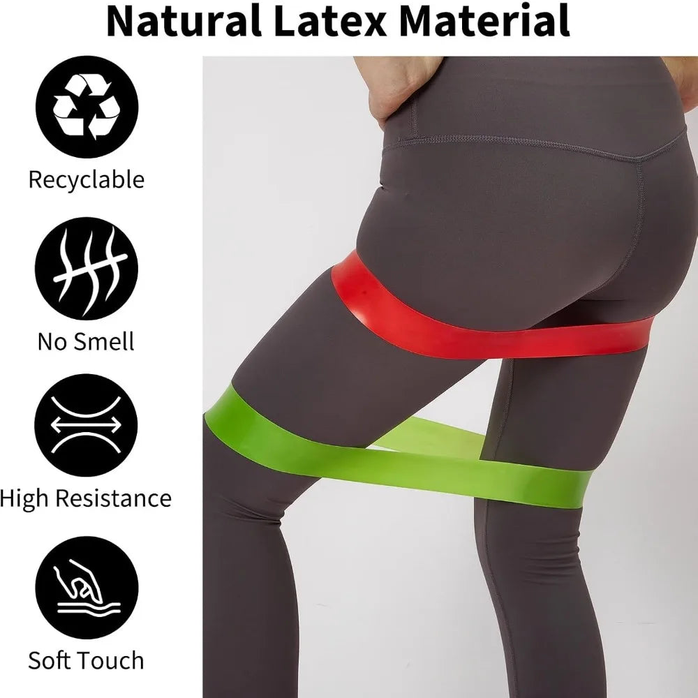 TPE Resistance Bands Set for Strength Training Stretching and Fitness