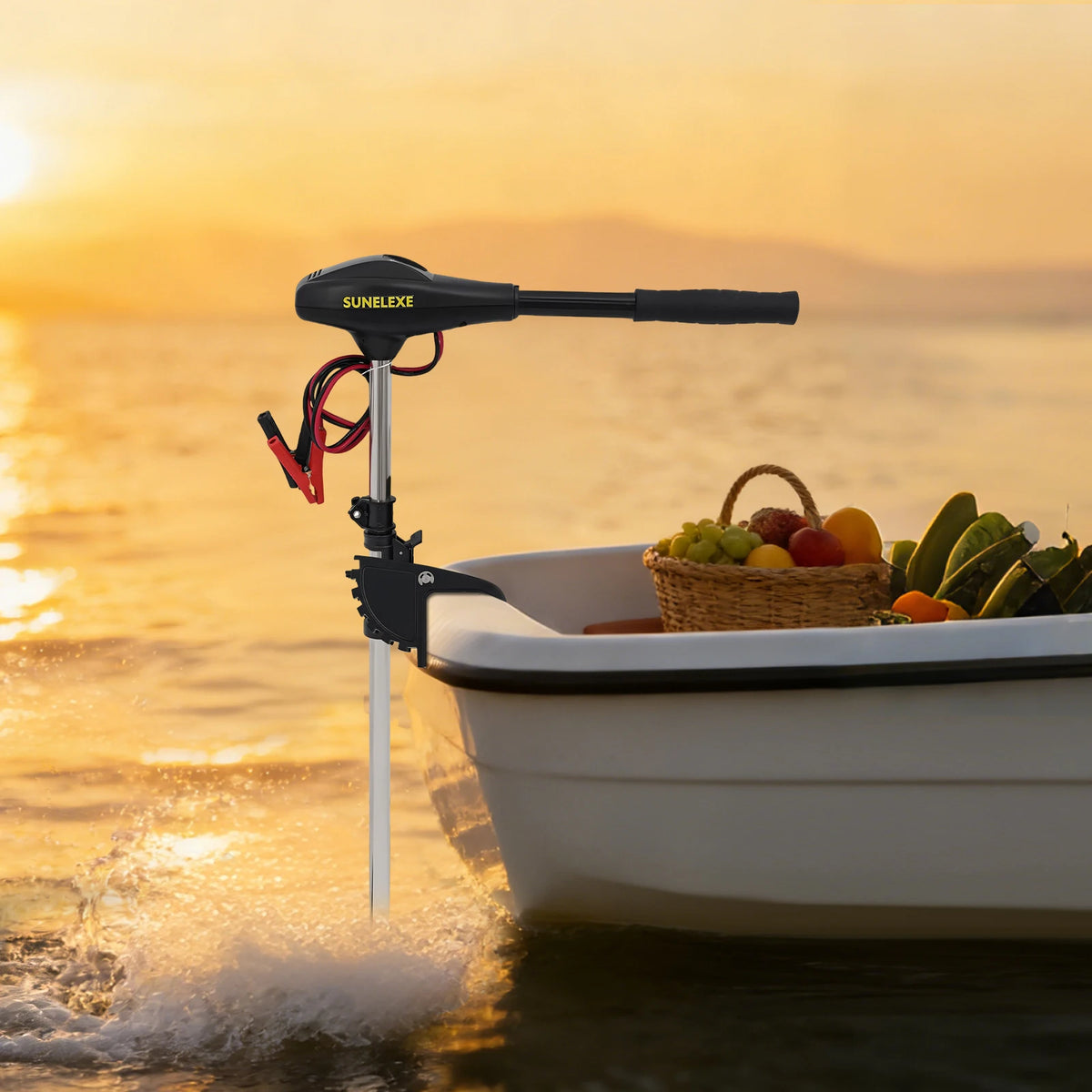 Electric Trolling Motor Featuring Pure Copper Construction For Boats