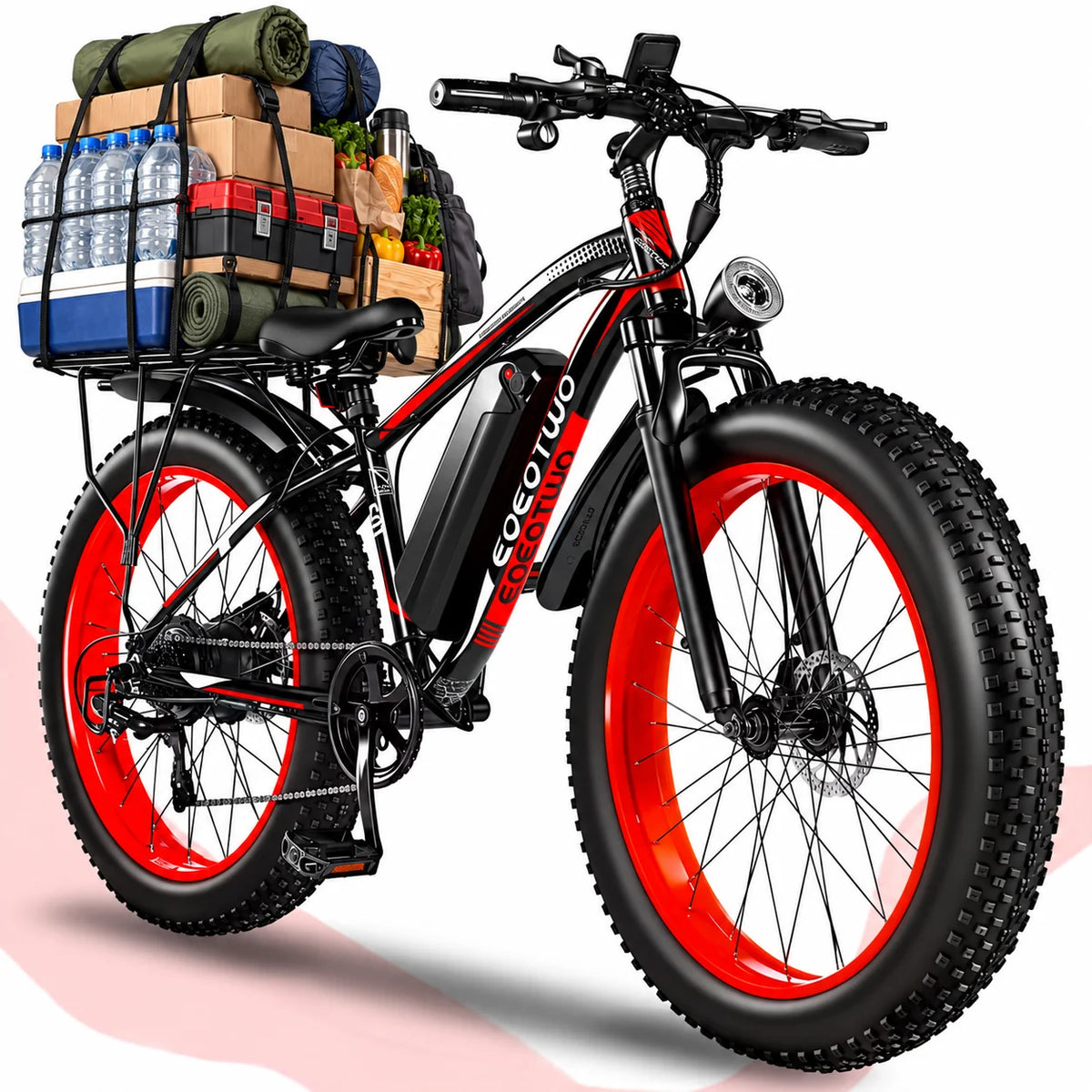 EOEOTWO All Terrain Electric Bike With Removable Battery