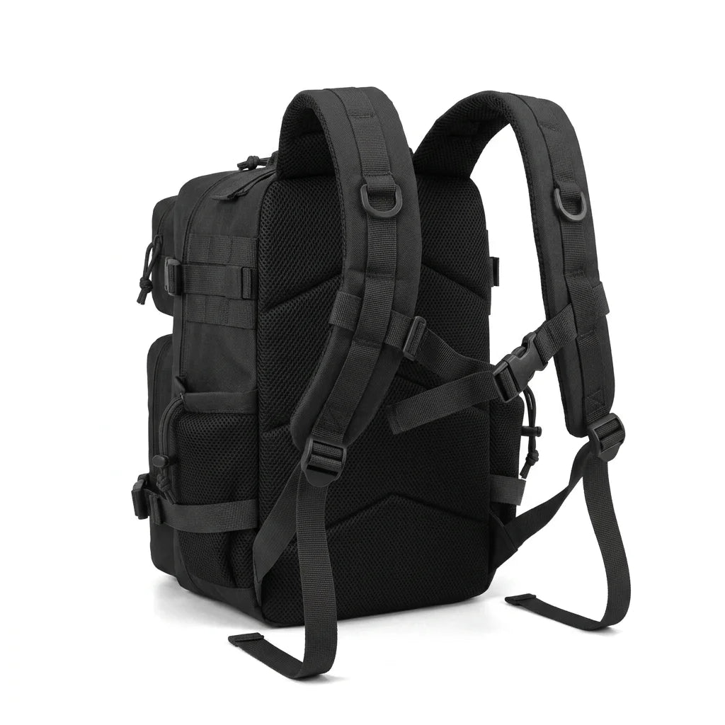 ReFire Gear Tactical Gym Backpack With Molle System And Cup Holders