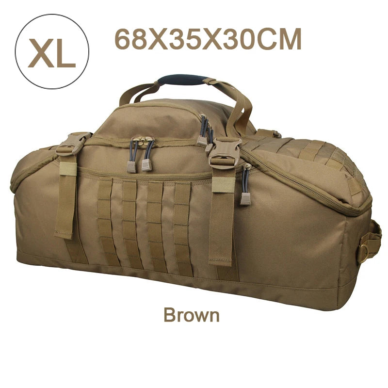LQARMY Versatile Travel Duffel Bag Waterproof Polyester Weekender