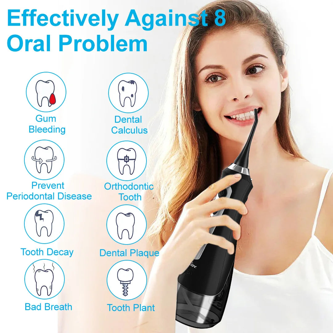 Sejoy Water Flosser Portable Oral Irrigator Teeth Cleaner