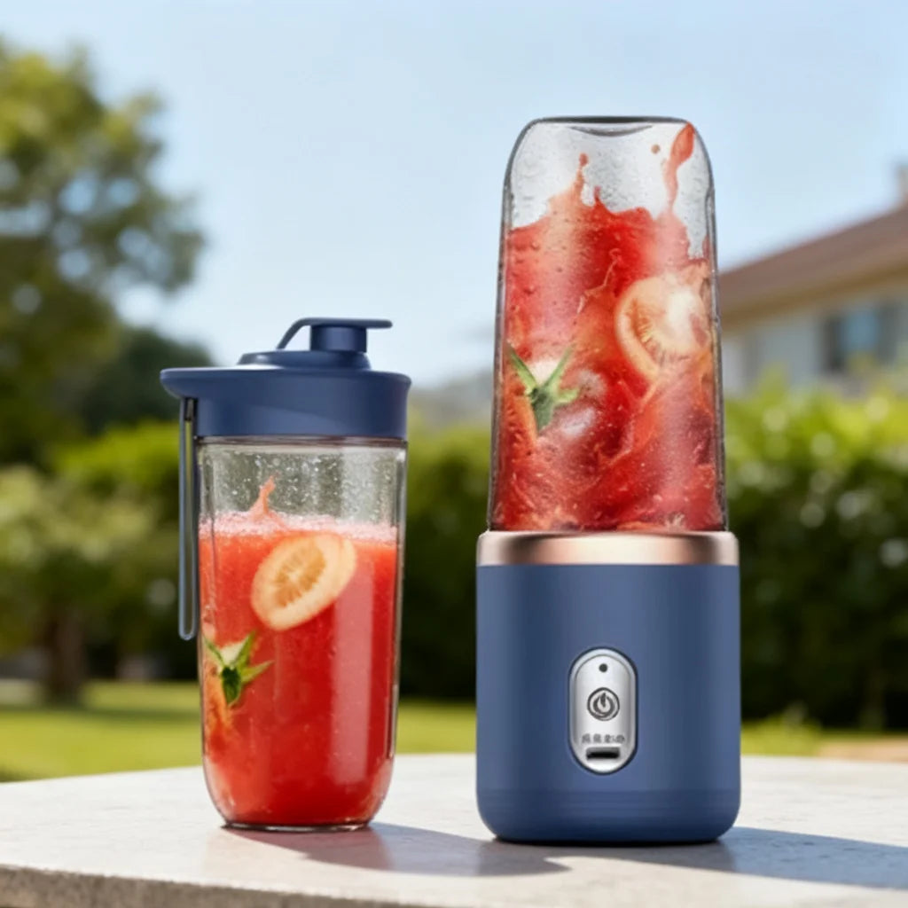 Portable USB Rechargeable Blender Cup for Smoothies and Shakes