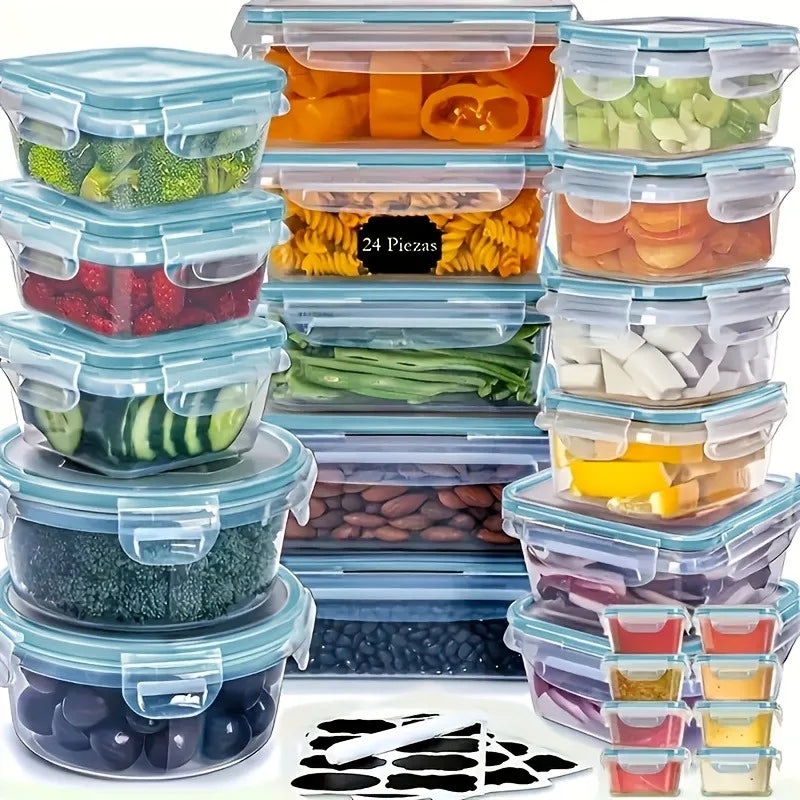BPA Free Airtight Food Storage Containers With Locking Lids