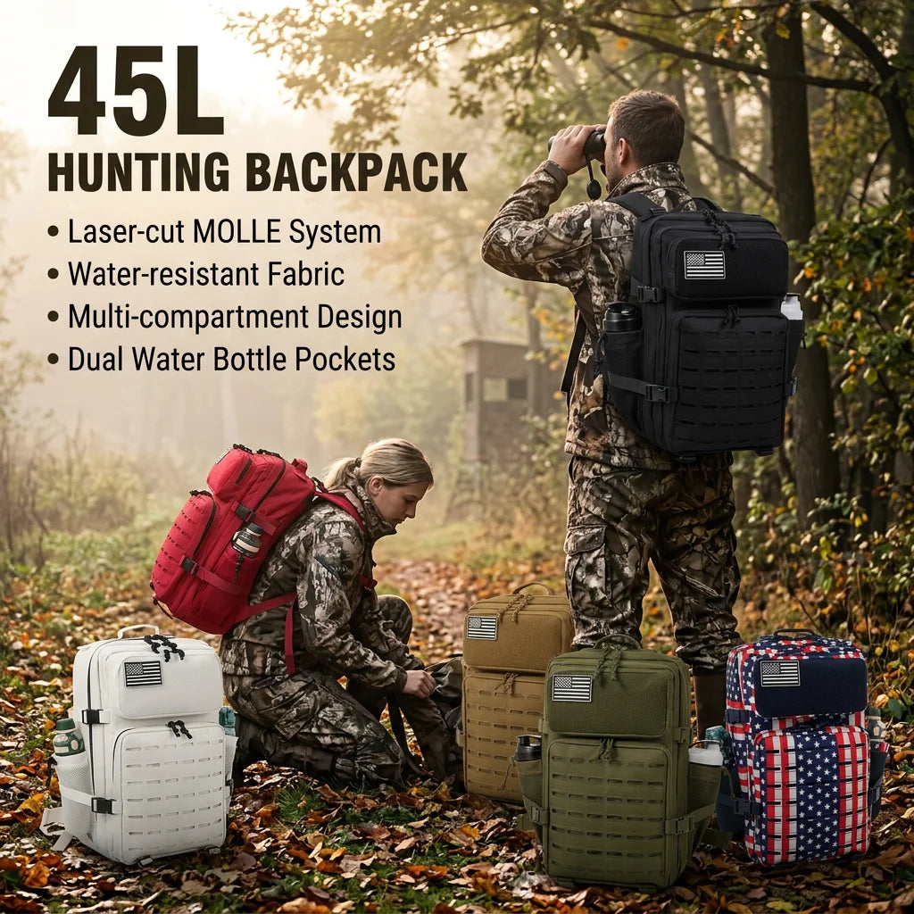 ReFire Gear Tactical Hunting Backpack With MOLLE Webbing