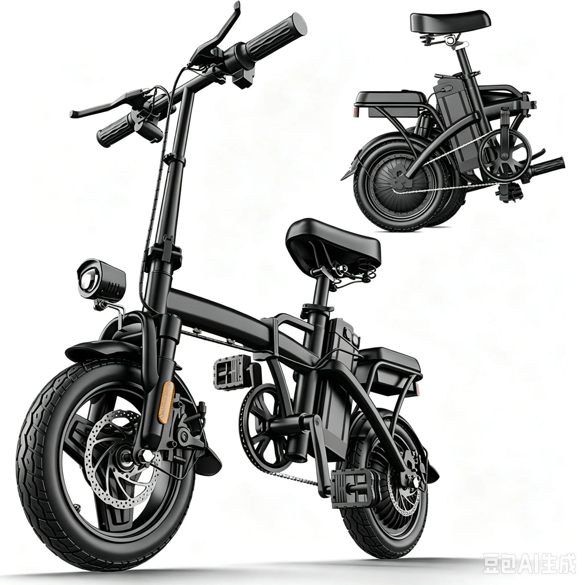 G11 Folding Electric Bike With 500W Motor And Disc Brakes