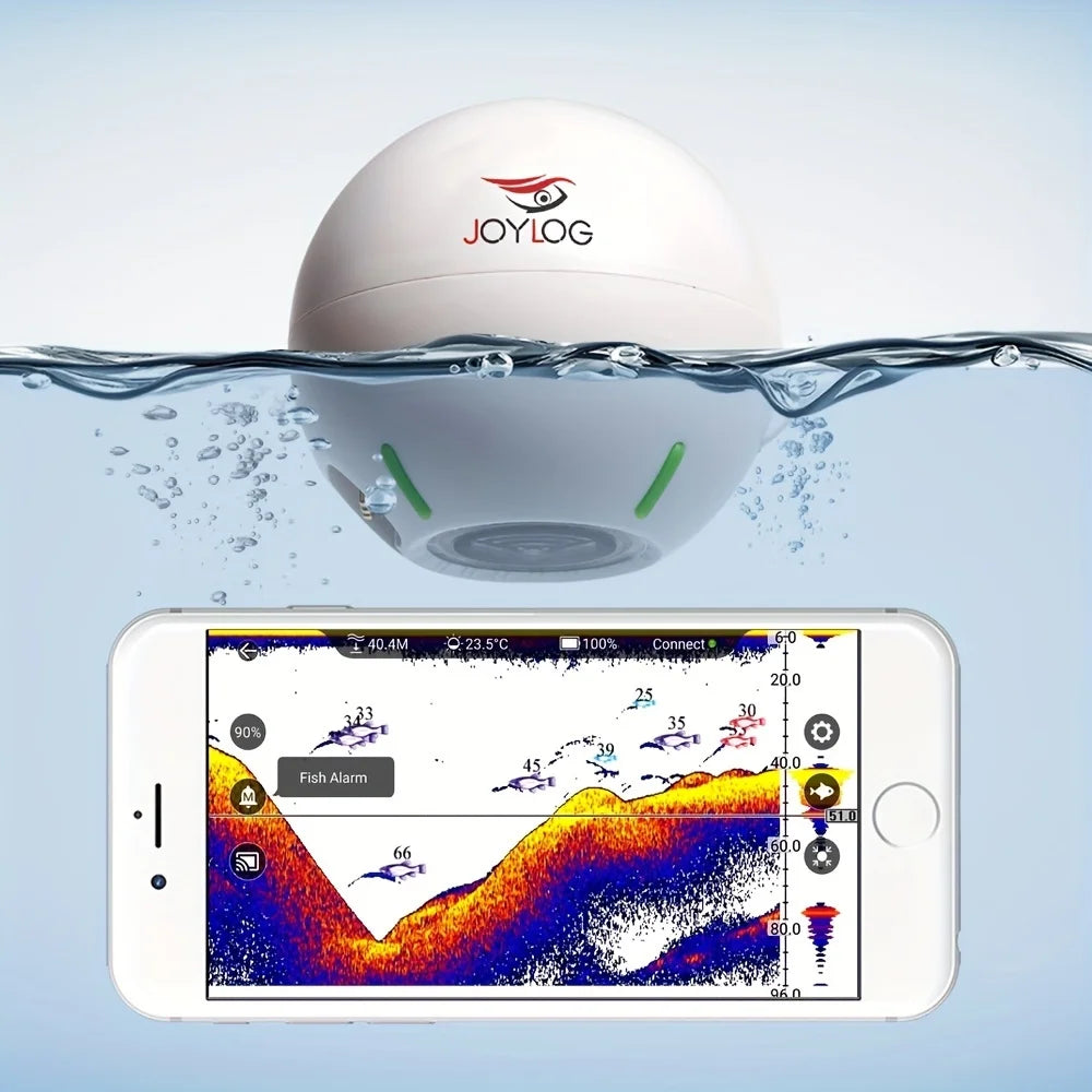 Joylog Smart Wireless Sonar Fish Finder For Bait Boat Carp
