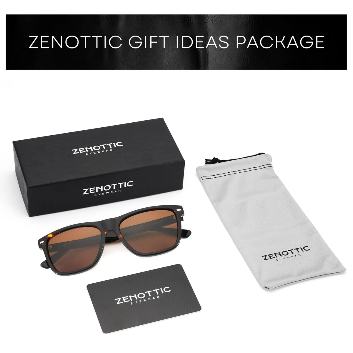 ZENOTTIC Mens Polarized Sunglasses With UV400 Protection